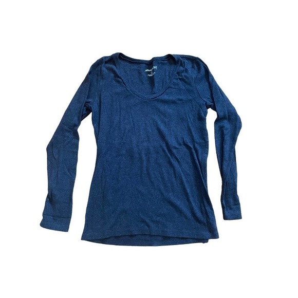 Women's Eddie Bauer Long Sleeve V-neck shirt. Size Large. 100%Cotton - Picture 1 of 2